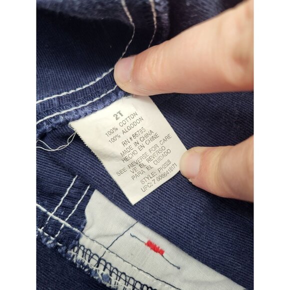 VTG Winnie the Pooh Kids 2T Overalls 100 Acre Woods Camp Woodsy Friends Applique - Picture 7 of 7